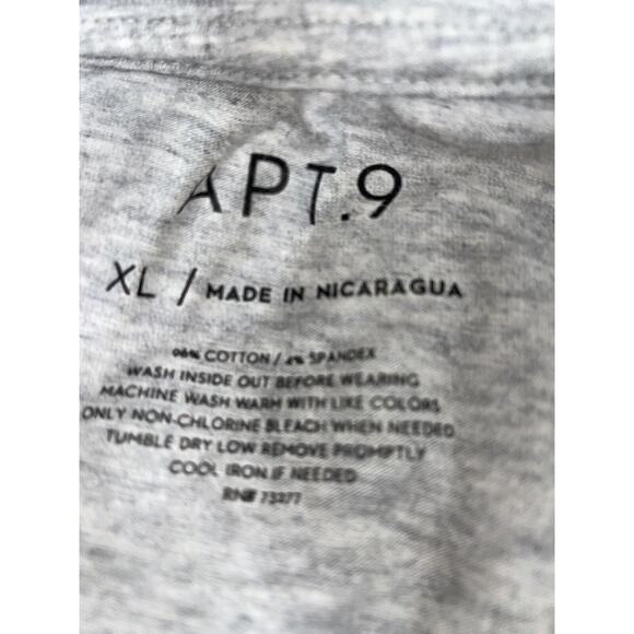 Apt. 9 Men’s Sz. XL Gray Tee. Comfortable - Picture 4 of 6